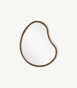 Tikamoon Dim - Spiegel van mindi 85x65 cm