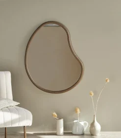 Tikamoon Dim - Spiegel van mindi 85x65 cm