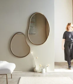 Tikamoon Dim - Spiegel van mindi 85x65 cm