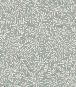 Best Ditsy Leaf Blauw 10mx52cm Wanddecoratie