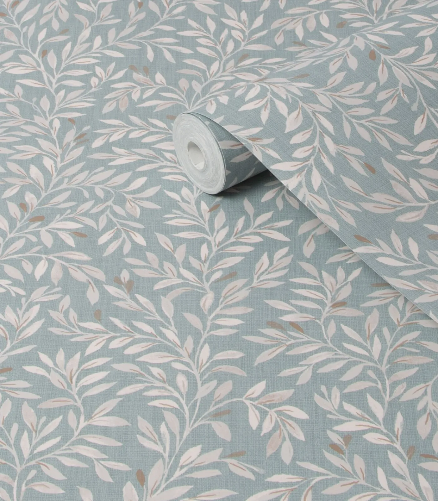 Best Ditsy Leaf Blauw 10mx52cm Wanddecoratie