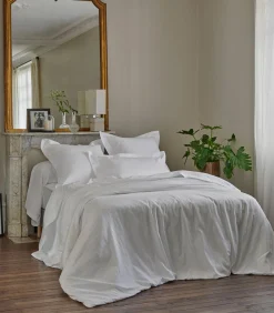 Blanc des Vosges DIVINE Blanc - Laken Jacquard katoen