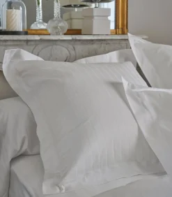 Blanc des Vosges DIVINE Blanc - Laken Jacquard katoen