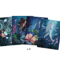 Kinderen Djeco schilderen knutselset Abysses - creatief speelgoed FSC MIX