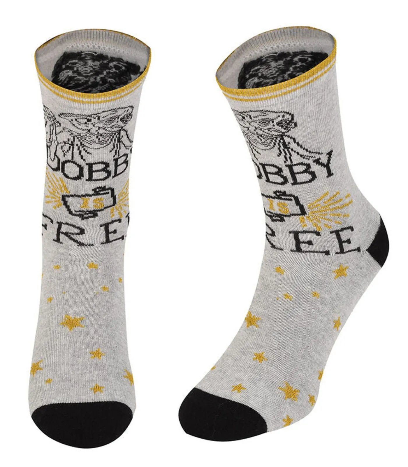 DAMES HARRY POTTER DOBBY IS FREE - Sokken - Grijs