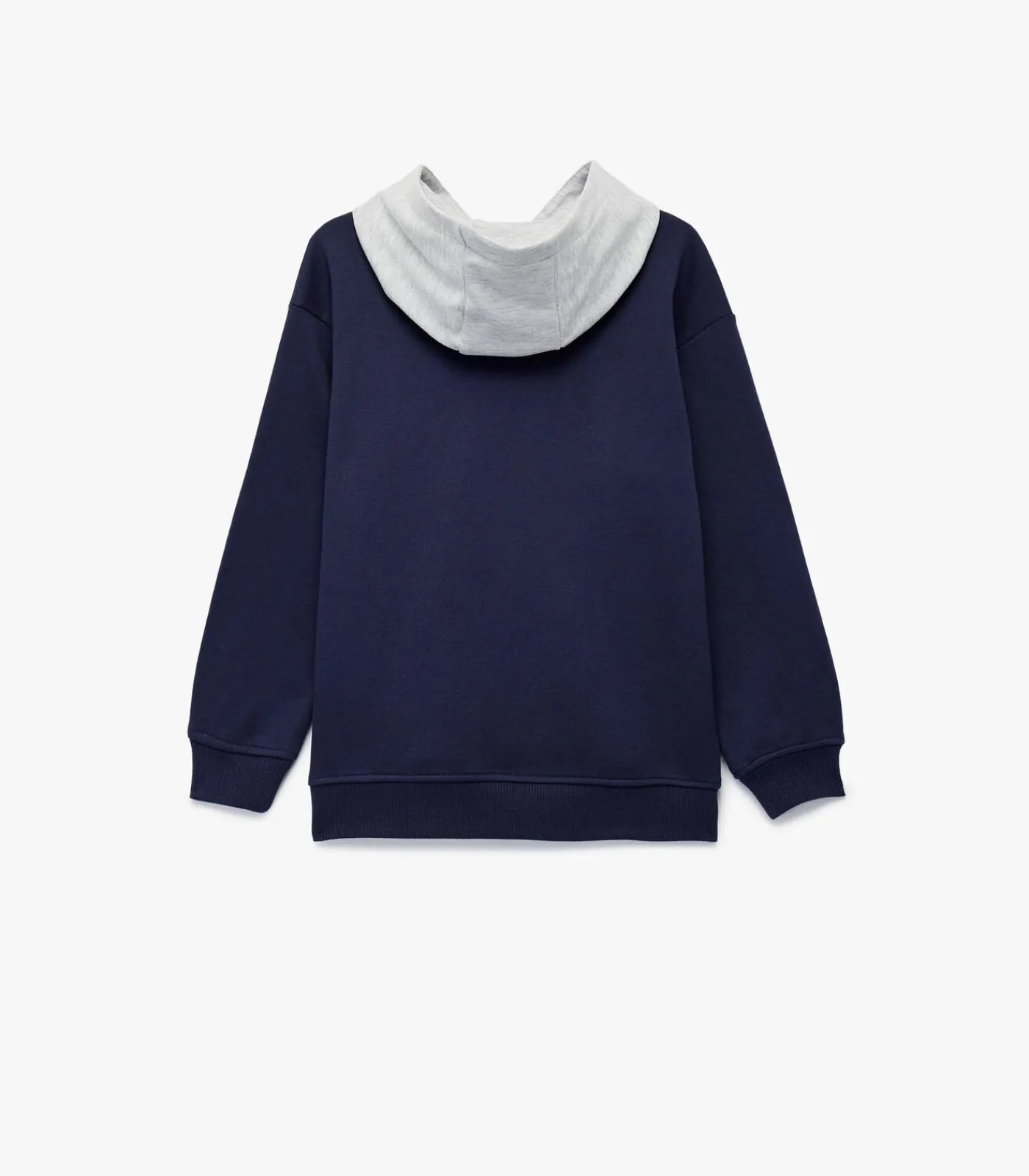 Online Donkerblauwe Kindertrui Met Kap Yale Print Kinderen Truien & Vesten