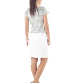 Sale Donkerolijfgroene wikkeljurk met ruches – Viscosemix, 3/4 mouw DAMES Rokken