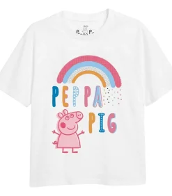 Kinderen PEPPA PIG DOODLE OUTLINE - T-shirt - Wit