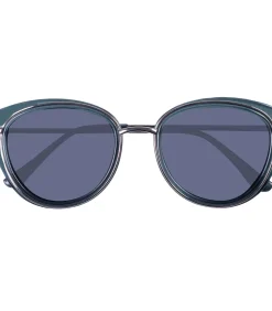 DAMES ISOTONER Doorschijnende zilveren zonnebril