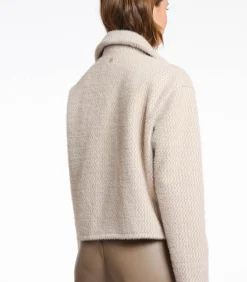 DAMES Rino&Pelle Double breasted jas licht berken montuur XL