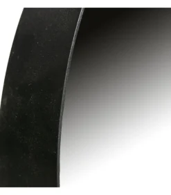 WOOOD Doutzen Spiegel - Metaal - Zwart - 80x80x5