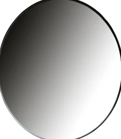 WOOOD Doutzen Spiegel - Metaal - Zwart - 115x115x5