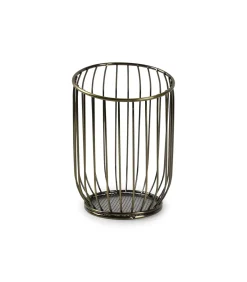 Salt&Pepper Draadmand 12xH16cm goud/zwart Loft