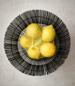 S|P Collection Draadmand 53xH5cm zwart twisted Iris