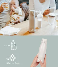 Clearance Draagbare flessenwarmer Moov & Feed Kinderen Babyuitzet