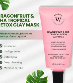 DRAGONFRUIT & BHA TROPISCH DETOX KLEIMASKER Skincare