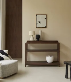 Discount Dressoir Achille in massief acacia 120 cm Tafels