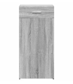 vidaXL Dressoir 45x42,5x93 cm bewerkt hout grijs sonoma eikenkleurig