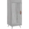 Hot Dressoir 34,5x34x90 cm bewerkt hout grijs sonoma eikenkleurig Meubels
