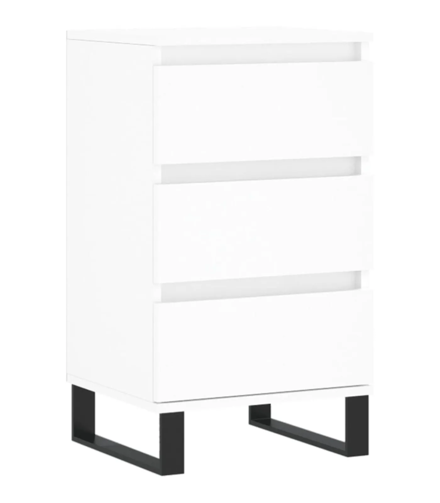 vidaXL Dressoir 40x35x70 cm bewerkt hout wit