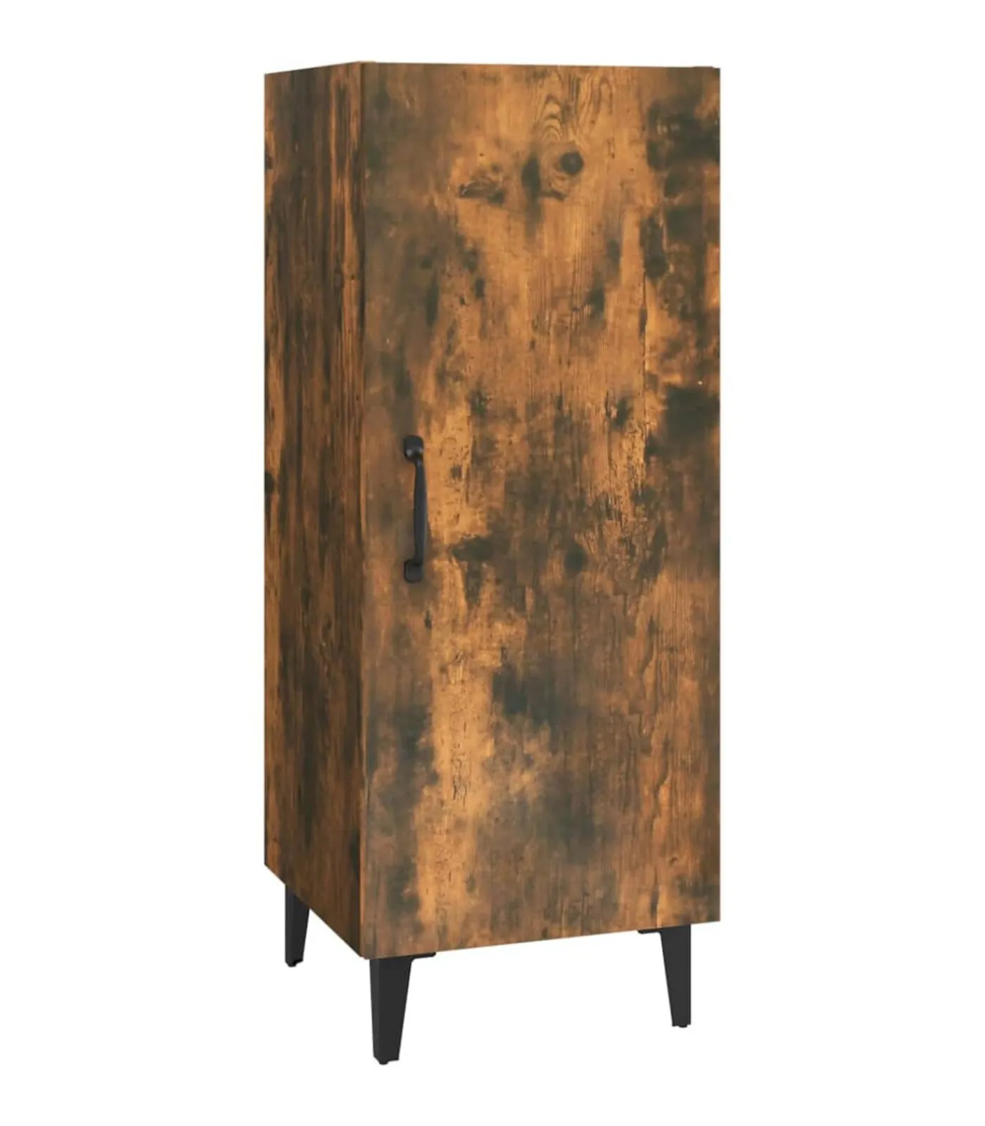 vidaXL Dressoir 34,5x34x90 cm bewerkt hout gerookt eikenkleurig