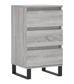 Best Dressoir 40x35x70 cm bewerkt hout grijs sonoma Meubels