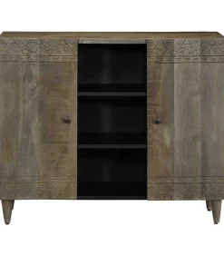 vidaXL Dressoir 90x33x75 cm massief mangohout