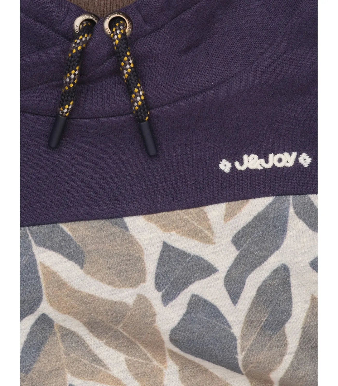 Kinderen J&JOY Driekleurige jongenstrui met kangoeroezak