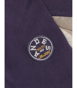 Kinderen J&JOY Driekleurige jongenstrui met kangoeroezak