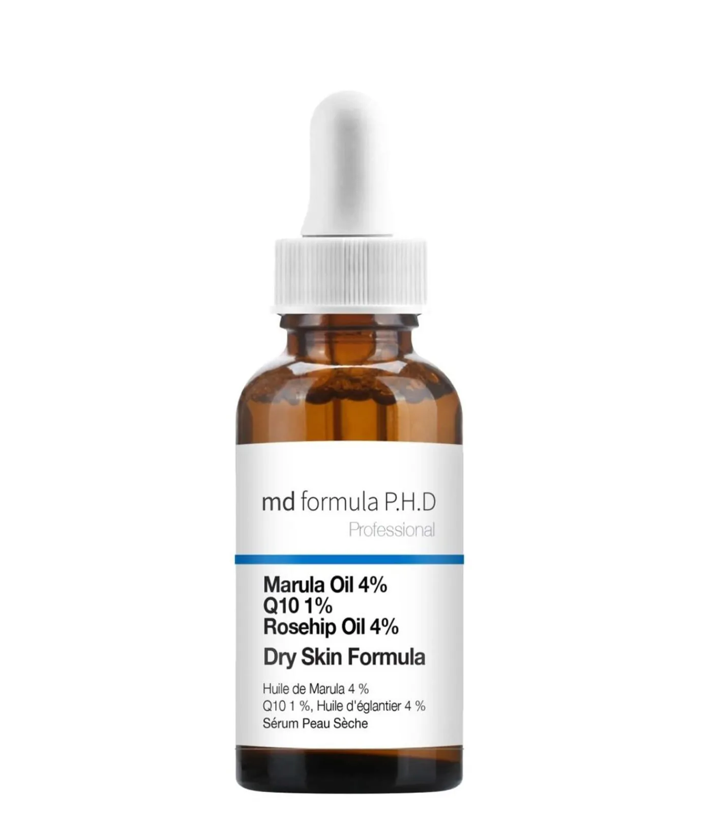 MD Formula Droge Huid Serum Marula Olie 4%, Q10 1%, Rozenbottelolie 4% 30ml