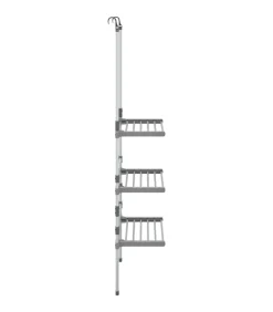 vidaXL Droogrek 3-laags hangend aluminium