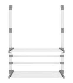 vidaXL Droogrek voor balkon 54x25x42 cm aluminium