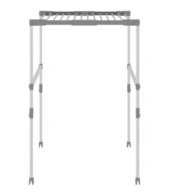 vidaXL Droogrek 83x(50-55)x(40-85) cm aluminium