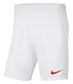 Kinderen Nike DRY PARK III - Korte Broek - Wit