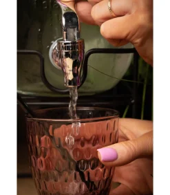 Cookinglife Dubbele Drankdispenser - met houder - 2 x 4 liter