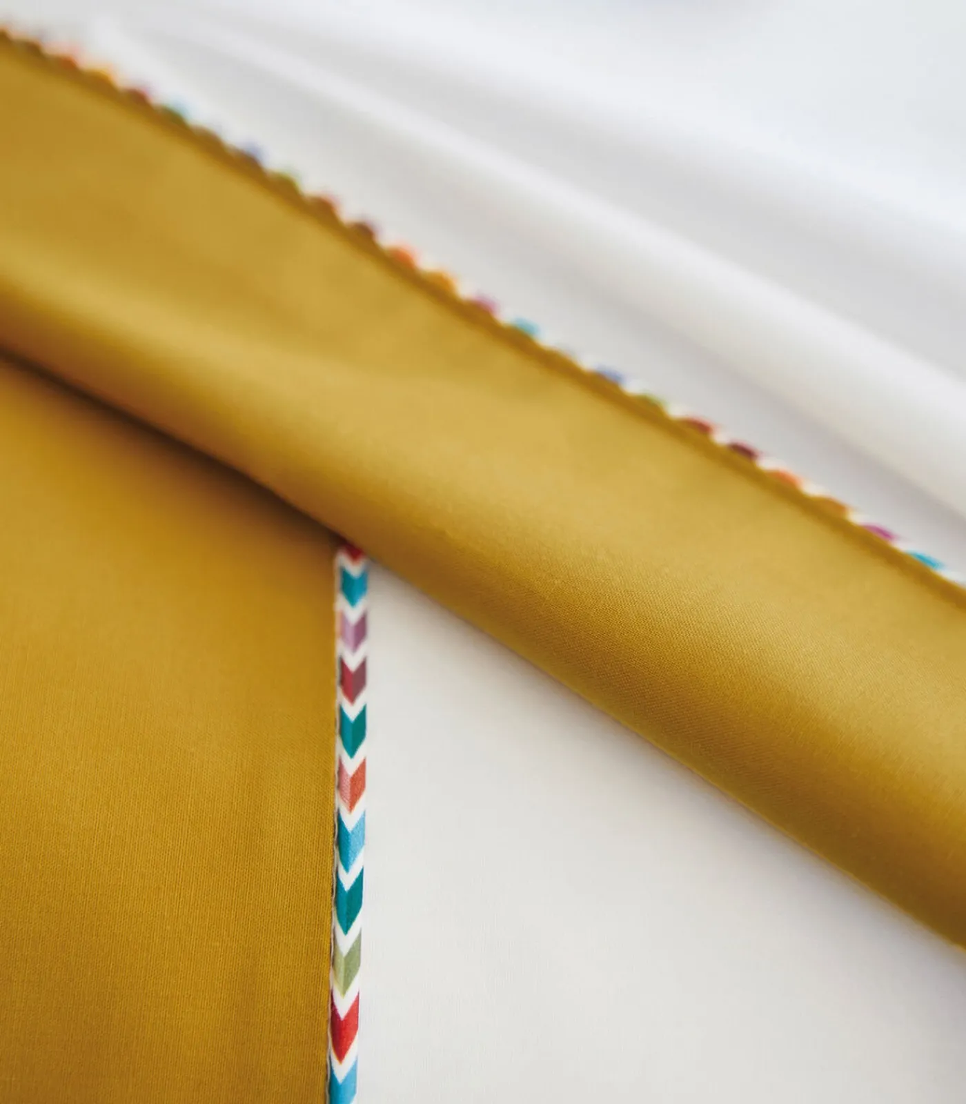 Online DUO Ocre - Laken Perkaal Katoen Lakens