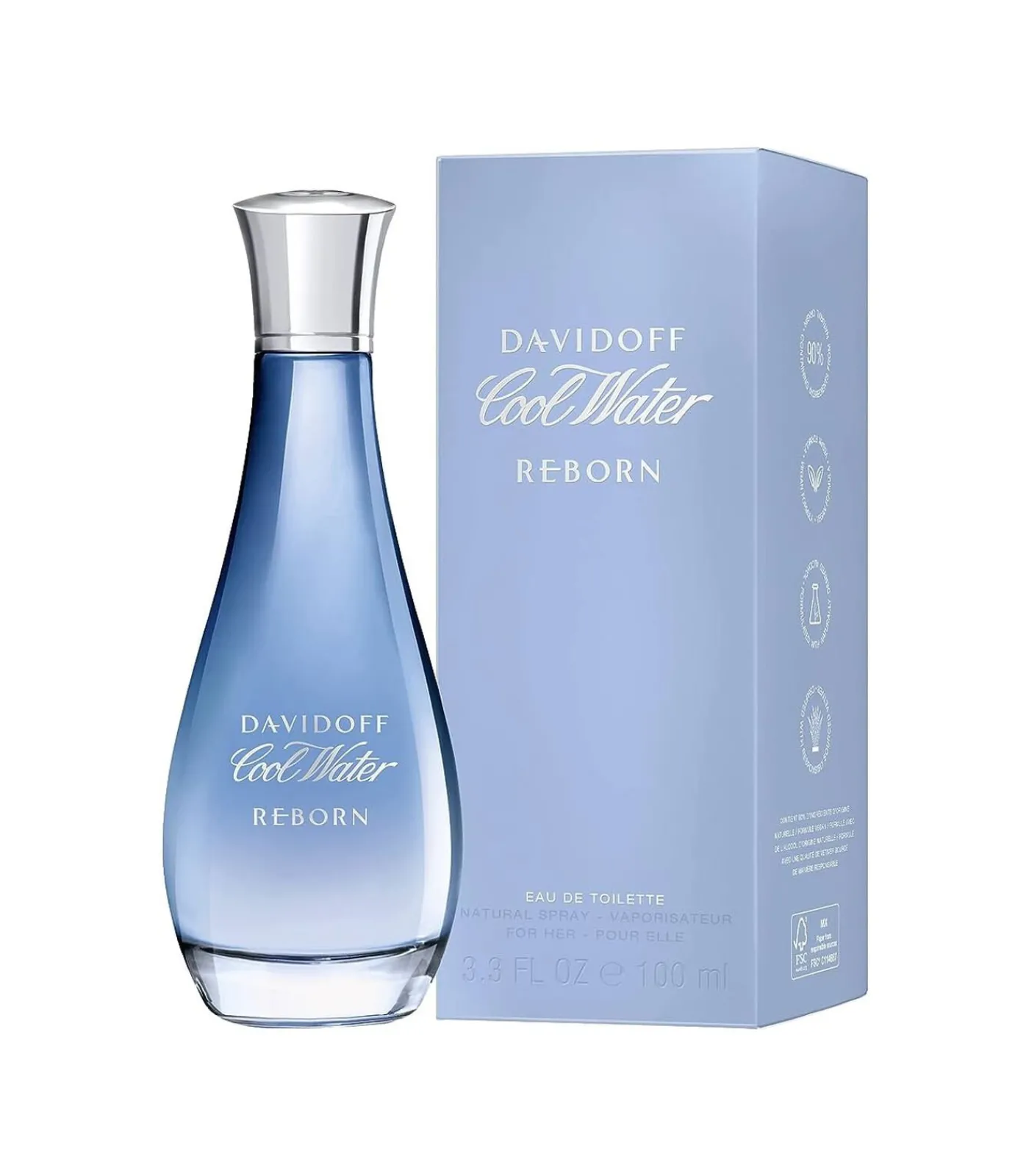 Davidoff Eau de Toilette Cool Water Reborn Vrouw 100 ml