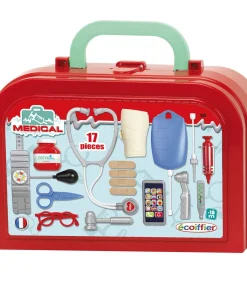 Kinderen ECOIFFIER dokterskoffer speelgoedset luxe 17-delig voor kinderen