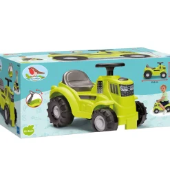 Kinderen ECOIFFIER loopauto tractor groen - speelgoed tractor met opbergruimte