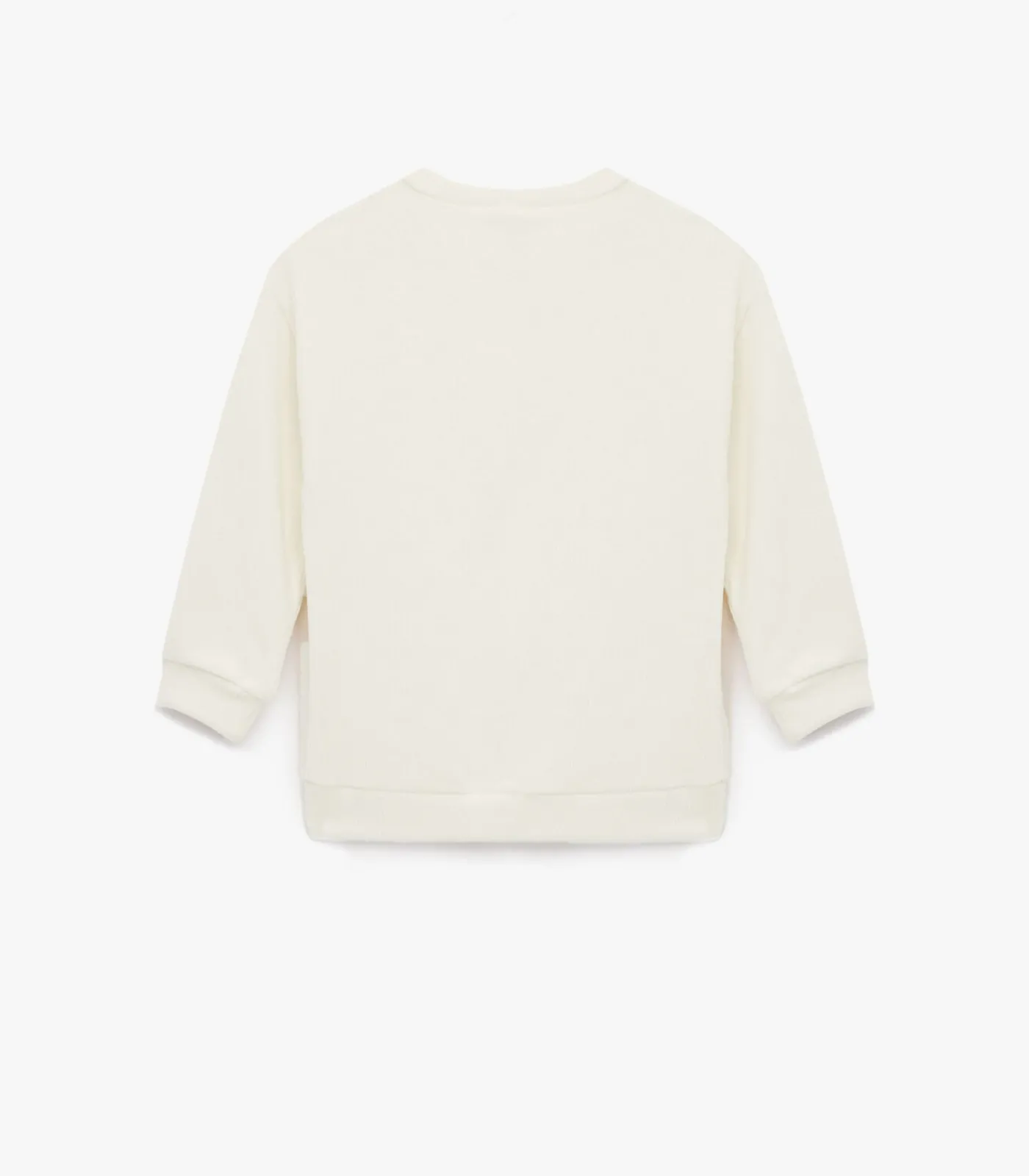 Sale Ecru Babypullover Lang met Ronde Hals Kinderen Truien & Vesten