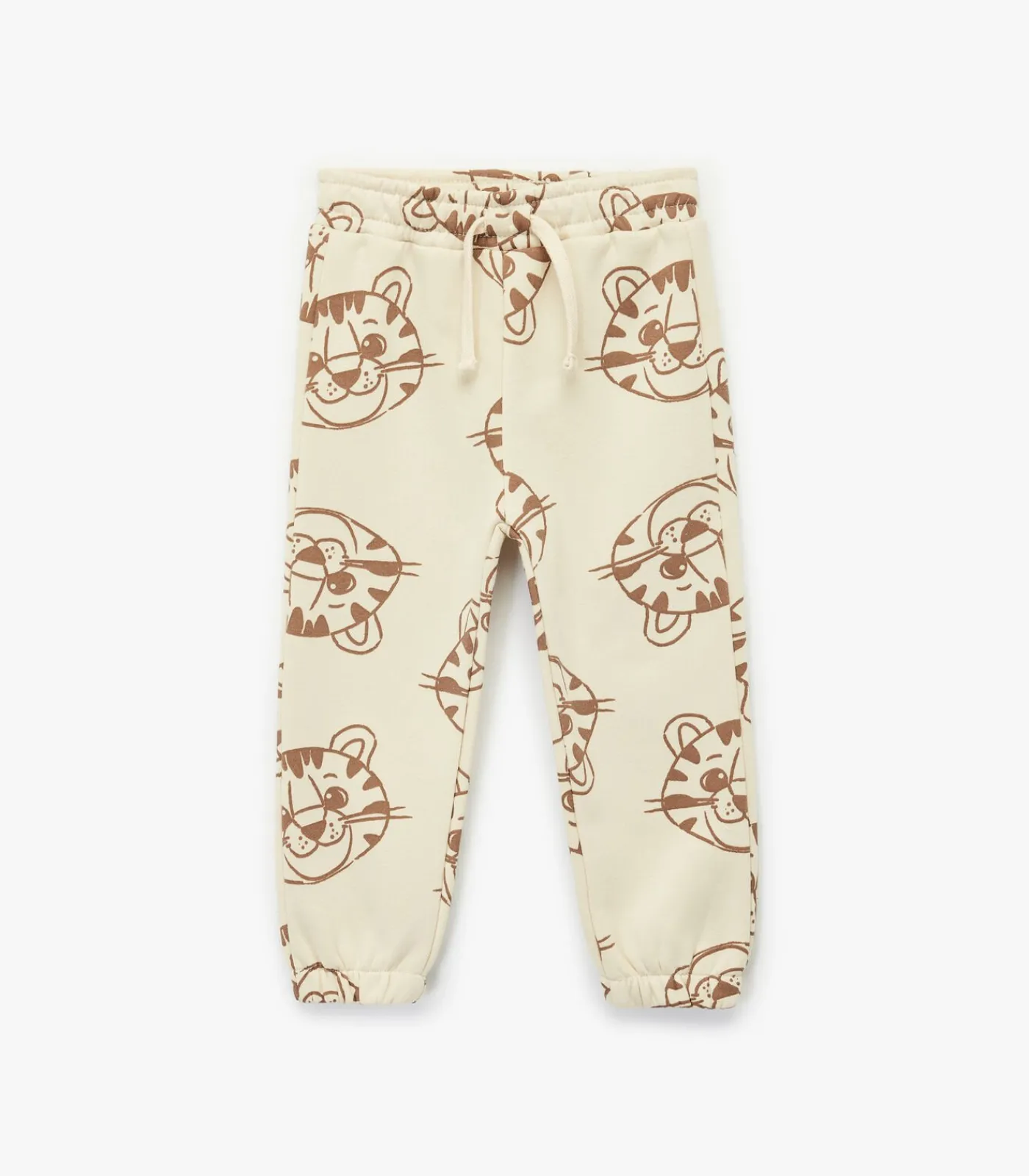 Sale Ecru Joggingbroek Baby Jongens Tijgerprint Kinderen Broeken & Shorts