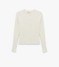 DAMES Koton Ecru Lange Mouwen Trui Met Knoopsluiting