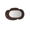 Tikamoon Eda - Ovale spiegel in donker mindihout 115 x 75 cm