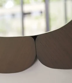 Tikamoon Eda - Ovale spiegel in donker mindihout 115 x 75 cm