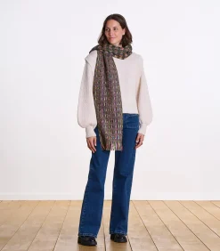 DAMES La Fée Maraboutée Edele groene sjaal