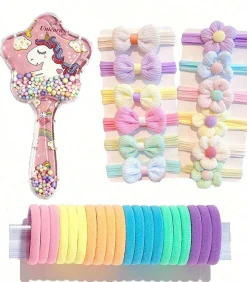 Online Eenhoorn Ontklittende Borstel + 32 Accessoires Shampoo