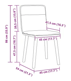 Eetkamerstoelen 4 st stof wijnrood Stoelen