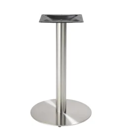 Oviala Eettafel 60 x 60 cm zilveren poot en terrazzo/gouden coating