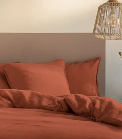 Matt & Rose Effen linnen dekbedovertrek, PASSION LIN