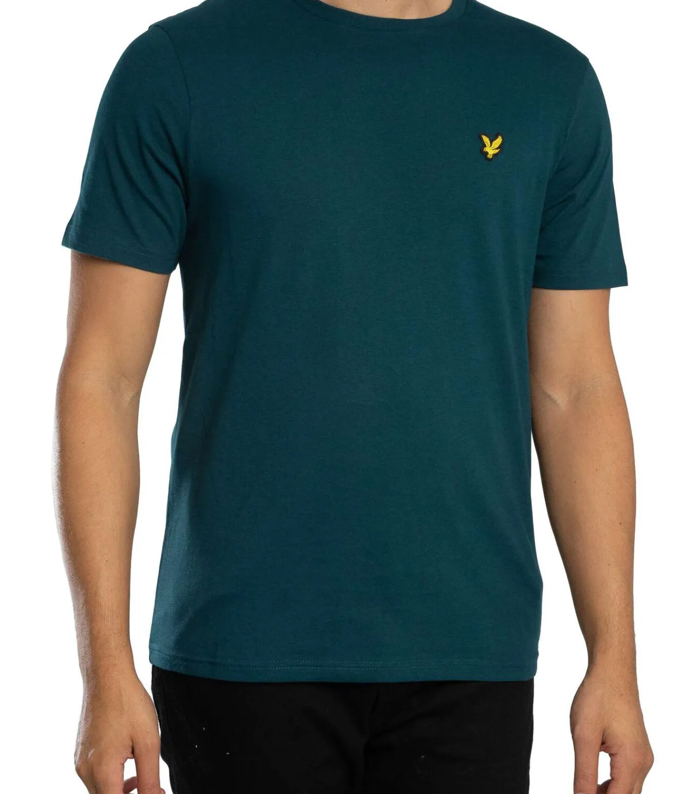 Heren Lyle & Scott Effen T-Shirt Met Logo